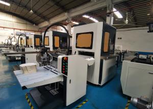 Automatic Book Cover Paper Lining Machine Rigid Case 40pcs/Min