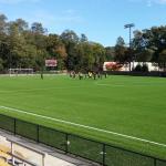 60mm Synthetic Turf Football Field PE Material SGS Certificate Approved