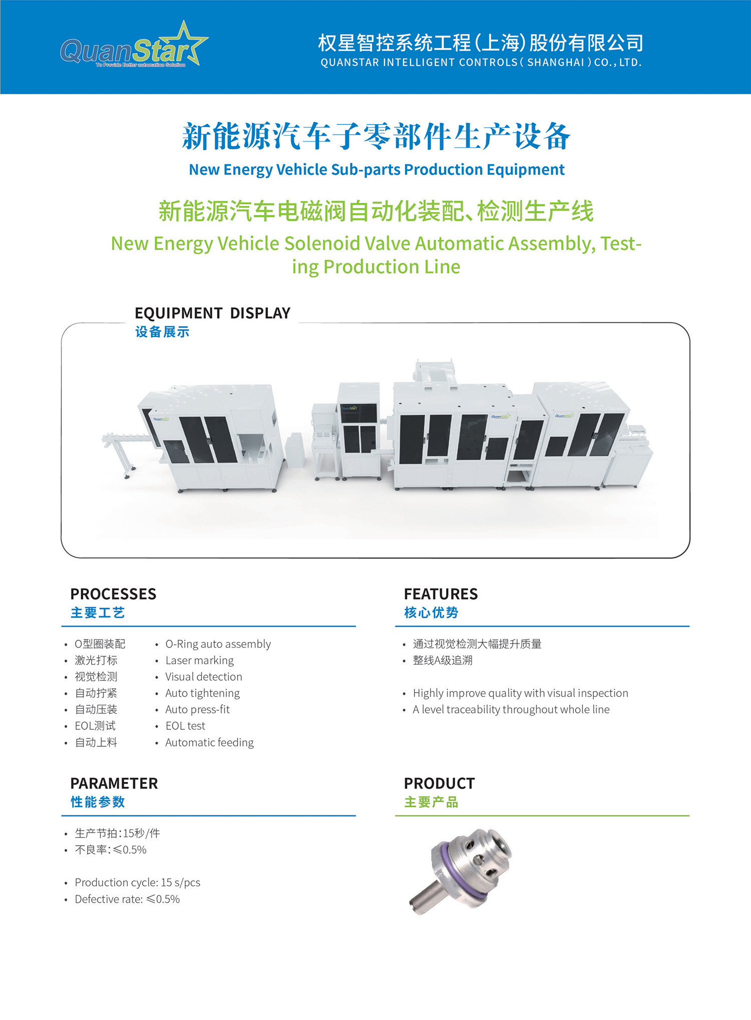 Custom Assembly and Test Machine For Solenoid Valve