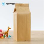 110-130mic 5lb Kraft Paper Valve Side Coffee Gusset Bag
