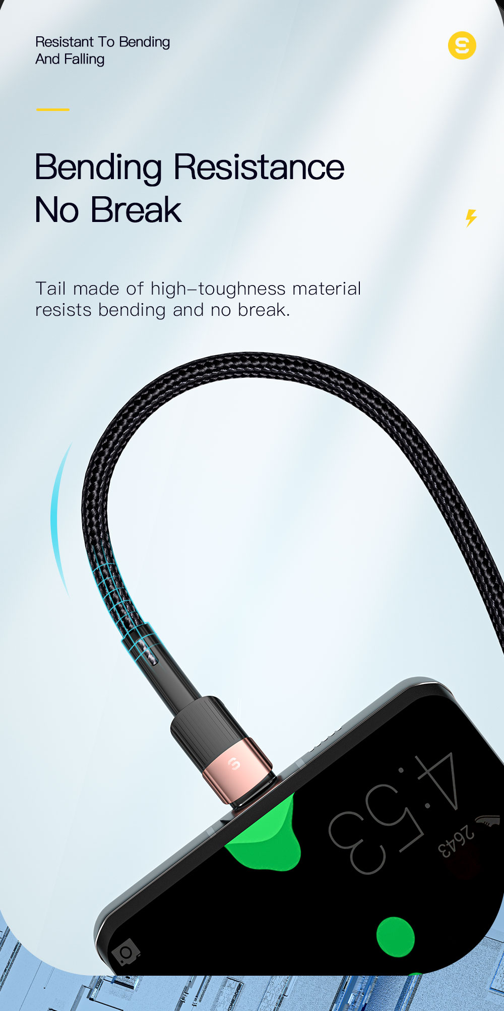 Fast Charging Type C USB Cable 6A USB C Data Cable 66W For Huawei P30 P40 Pro