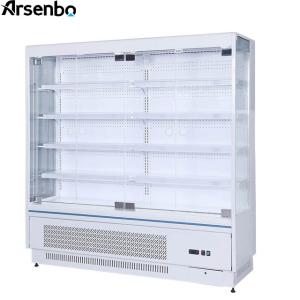 Quality Anticorrosive Open Refrigerated Display Case Stable Digital Temp Control wholesale