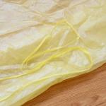 Non Woven PP PE Coated Yellow Disposable Isolation Gown Surgical For Hospital
