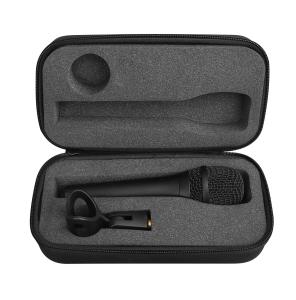 Quality Matt Black Wired Cardioid Dynamic Vocal Microphone 176g Anti Rust wholesale