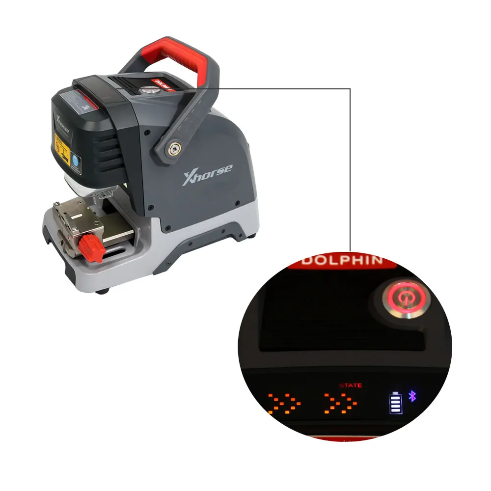 Xhorse Dolphin XP005 Key Cutting Machine V1.7.0 Works on Phone Application Via Bluetooth compatible