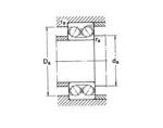 Double Row Angular contact ball bearing 3205A