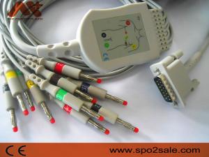 Quality TPU Philips ECG Cable For M2461A, M3702C, 989803107711, 989803175901 wholesale