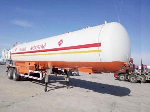 Quality 20T Propane Transport Trailer , Horizontal Bullet Propane Delivery Truck 40000 Liter Capacity wholesale
