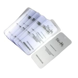 Quality Rectangular Clothing Washable Clear Plastic Hang Tags wholesale