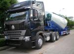 2 Axle 35cbm Cement Tanks Trucks And Trailers For Dry Powder Flour Transportatio