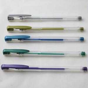 Quality metallic gel ink pen, metallic gel pen,12 colors available,good for school &amp; office use wholesale