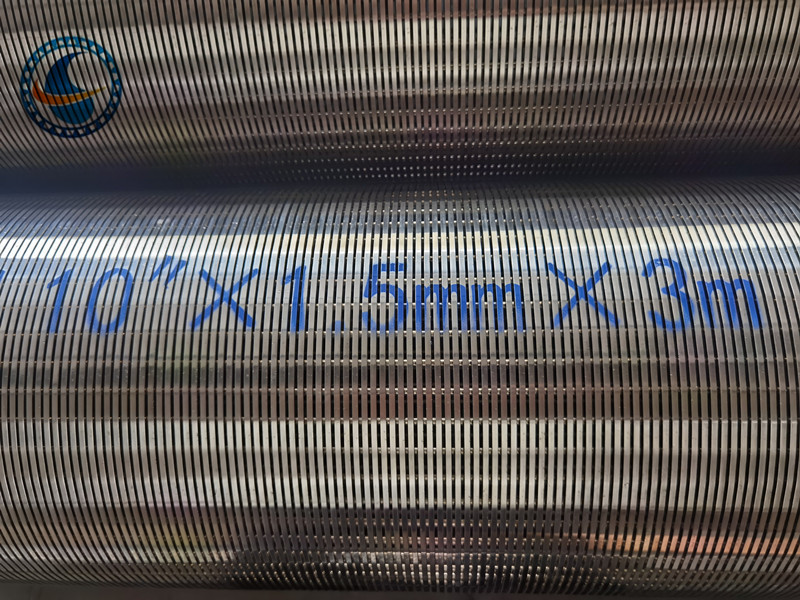 12" Stainless Steel Johnson Wedge Wire Screens For Water Well Application