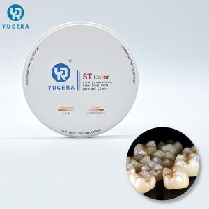 Quality 98mm A1 A2 A3 Color ST 1530℃ Dental Zirconia Block wholesale