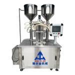 Two-color screw lipgloss heating filling machine