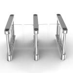 RFID Swing Automatic Boom Barrier Gate QR Barcode Anti-Breakthrough