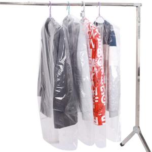 Quality Laundrette Disposable Clear Garment Bags Polythylene Clothes Protector Bags wholesale