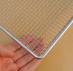 Quality Woven wire grill mesh basket for holding glass plate stainless steel 304 wholesale