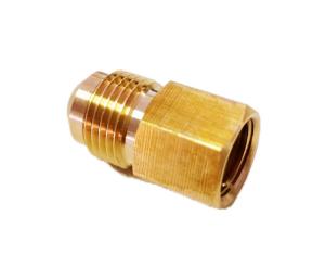 Quality 1/2&quot; X 1/2&quot; Lead Free Brass Tube Fitting Female Connector wholesale