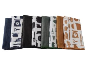 Quality Kitchen Dish Cloths Stock Designs Microfiber Printed Tea Towel wholesale