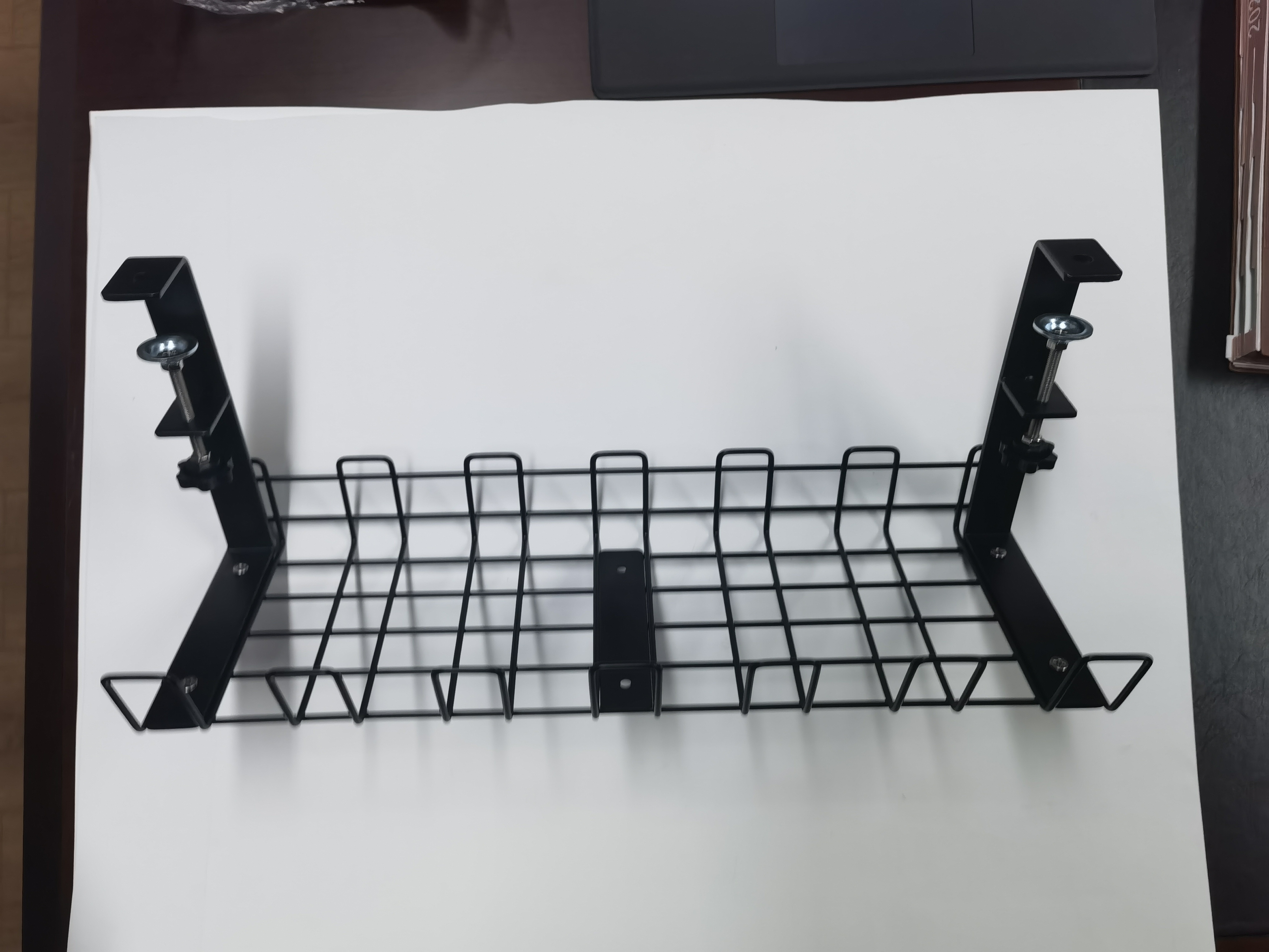 Organize Cables and Power Strips with Our Sustainable Under Desk Cable Duct Wire Basket