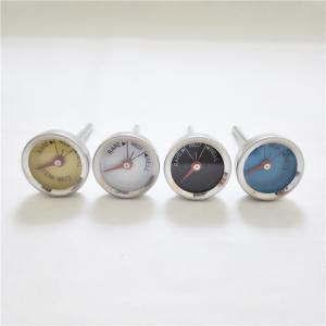 Quality 1 Inch Large Dial Bimetallic Food Thermometer Bimetallic Temperature Gauge wholesale