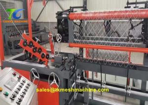 Quality 440v 4.5mm Touchable Automatic Chain Link Fencing Machine wholesale