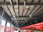 DC Brushless Pmsm Axial Exhaust Ventilation Cooling Industrial Ceiling Fan 5m