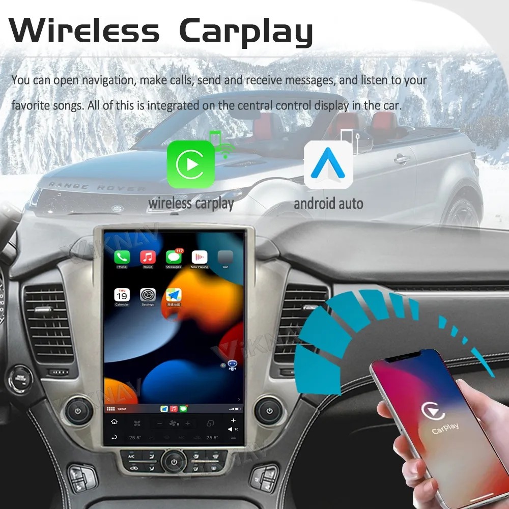 14.4 Inch Car Stereo With Gps For 2014-2020 Chevroler Suburban Tahoe Gmc Yukon