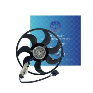 Quality Efficiency Rubber Steel Aluminum Cooling Fan Assembly / For Volkswagen Touareg Radiator wholesale