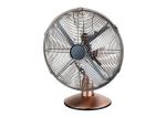 Strong Wind 30cm Metal Tabletop Fan , 45W Oil Rubbed Bronze Floor Standing Fan