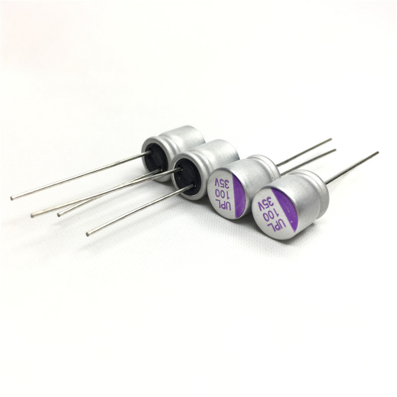100uf35v General Purpose Capacitor UPL1V101M0808 125℃ For Oximeter