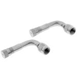 Copper 1.5 Inch 90 Degree Valve Stem Extension Adapter For Motorcycles