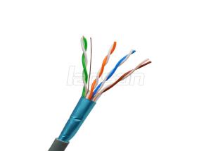Quality PVC FTP Cat5e Lan Cable Quick Installation With Bare Copper Conductor wholesale