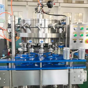 Quality Equal Pressure 750ml Soda Can Filling Machine hygienic safety wholesale