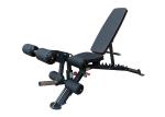 Black Commercial Grade Gym Equipment Multi Functional Adjustable Bench