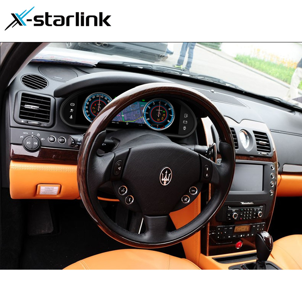 Maserati Quattroporte GranTurismo 2004-2017 Digital Cluster AI Carplay with 12.3Inches Screen Size and Linux System