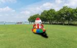 Inflatable Indoor Playground Games Electric Spin Rocket For Kids