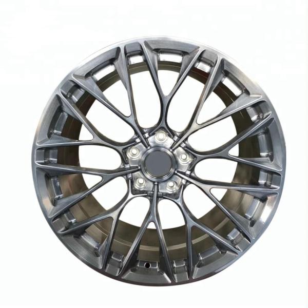 Forged wheel brush grey color alu wheels 9x18 5x150 pcd alloy wheel rim for land