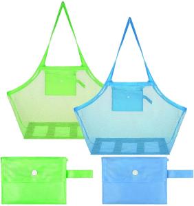 Quality Customized Children'S Large-Capacity Storage Bag Sundries Storage Mesh Beach Bag wholesale