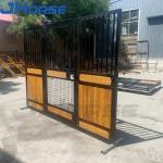 Sliding Door Horse Stall Panels Width Customized Bamboo Wood Infill