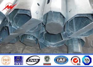 Quality High Strength Polygon Galvanized Steel Pole 33kv 110kv 132kv 230kv 380kv 400kv 550kv wholesale