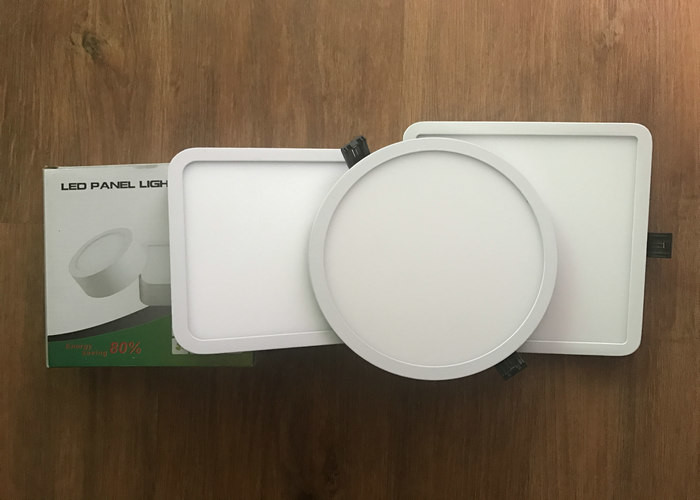 24 Watt Dali Dimmable Led Panel Light 225mm Sliver Fixture Indoor For Home