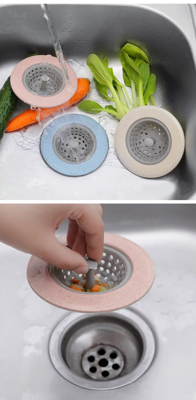 Kitchenware Silicone Sink Strainer Filter Drain Rubber Stopper Bathroom
