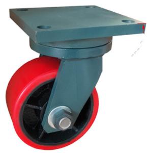 Quality 8 Inch White Nylon On Steel Heavy Duty Caster 5 Ton 5000kg wholesale