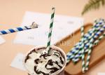 Recyclable Undyed Paper Milkshake Straws Compostable With Food Safe Ink
