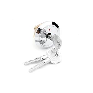 Quality Pin Tumbler Cross Key Lock 48mm Anti Theft A3 Iron Housing CW 90 Degree wholesale