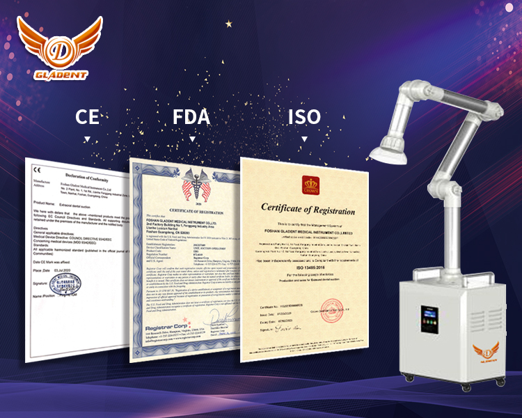 Electricity Extraoral Dental Suction System Class I