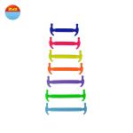 Hammer Shape Silicone No Tie Shoelaces , Unisex Tieless Shoe Strings