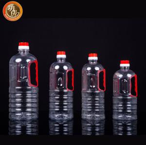 Quality Custom Plastic Condiment Bottles 800ml 900ml Transparent PET Soy Sauce Bottle wholesale