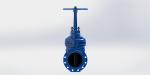 Low Torque Rubber Seat Gate Valve FBE Coated Hand Wheel Operated